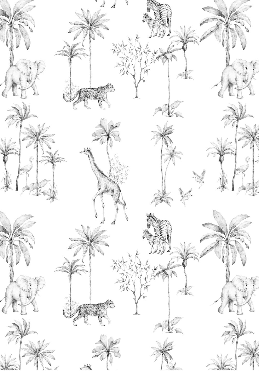 Papel mural Isla Animal