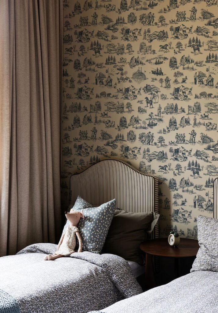 Papel mural Toile de Jouy
