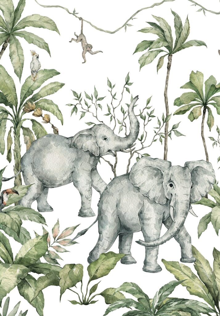 Papel mural Trama Animal