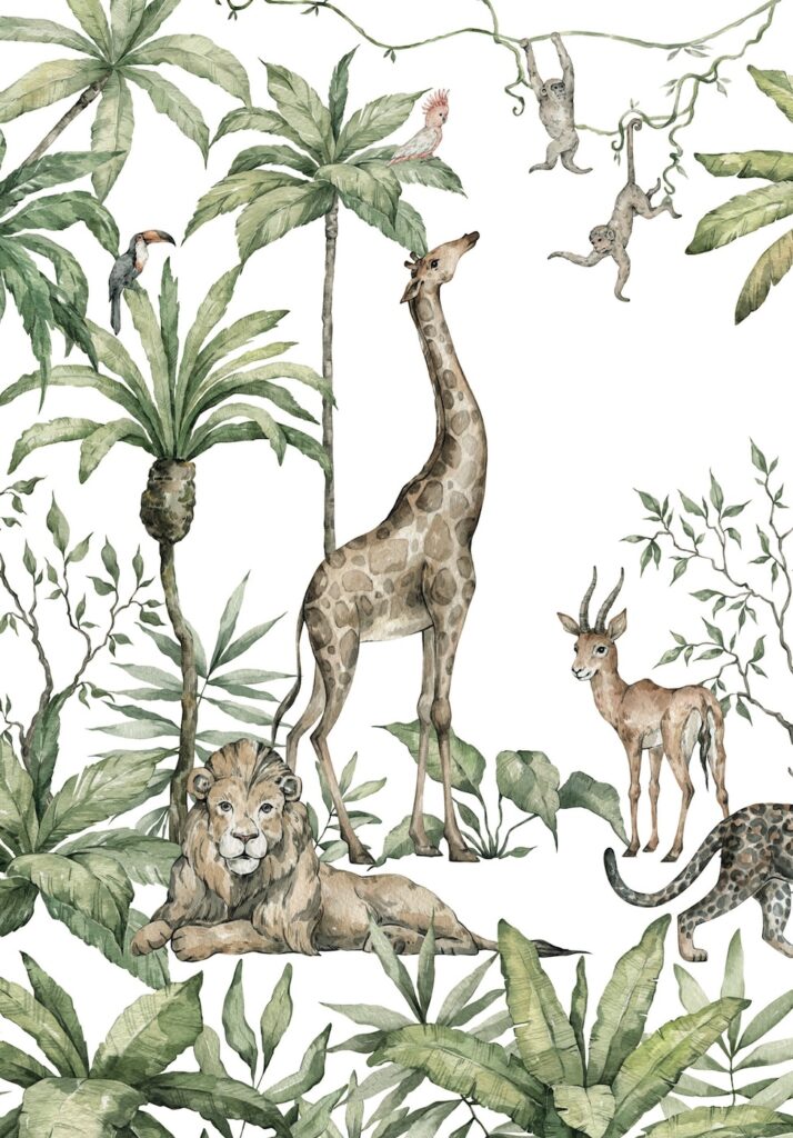 Papel mural Tropical Jungle