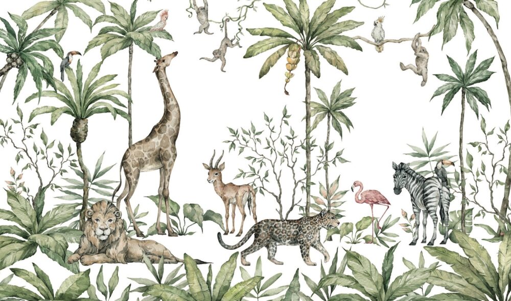 Papel mural Tropical Jungle