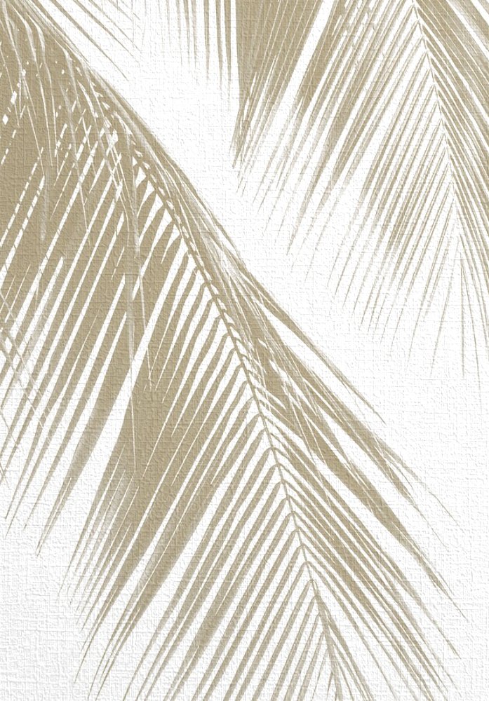 Acercamiento del papel mural PALMERA 2 donde se aprecia la textura