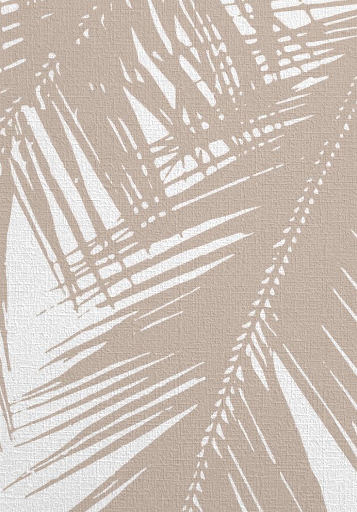 Acercamiento del papel mural PALMERA donde se aprecia la textura