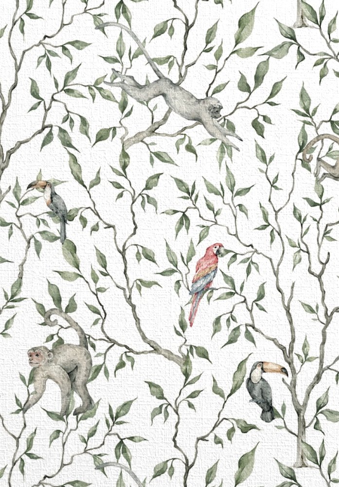 Acercamiento del papel mural SAVANA donde se aprecia la textura