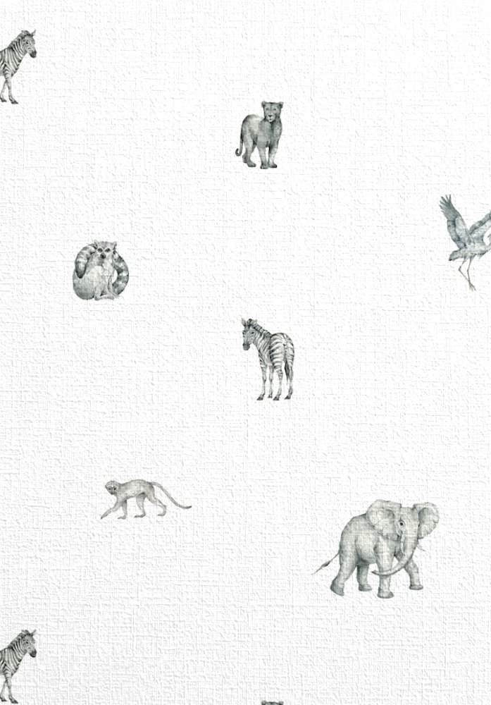 Acercamiento del papel mural SELVA ALTA donde se aprecia la textura