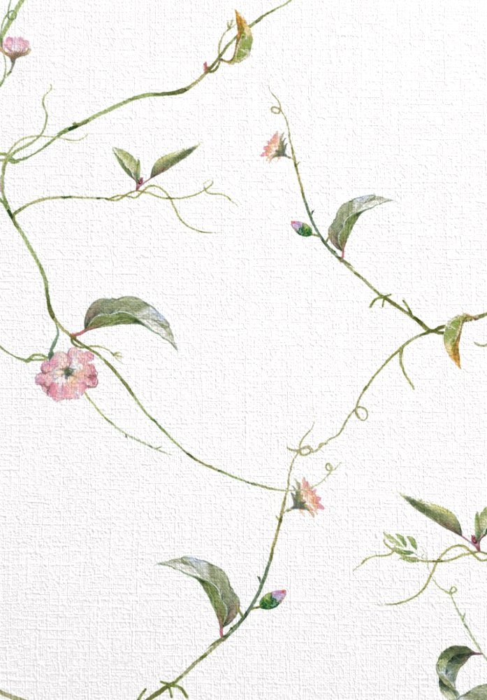 Acercamiento del papel mural VEGETACION donde se aprecia la textura